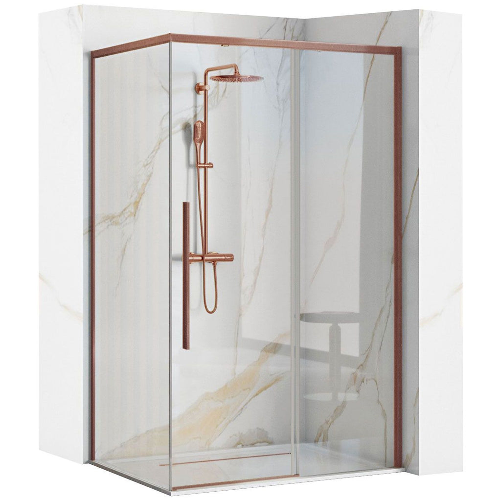 Sprchovací kút SOLAR Copper Brush 120x90  1