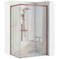 Sprchovací kút SOLAR Copper Brush 120x90  1
