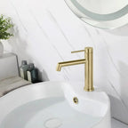 Umývadlová batéria REA Foss GOLD BRUSH nízka  10