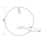 Zrkadlo LED SOFT 60  10