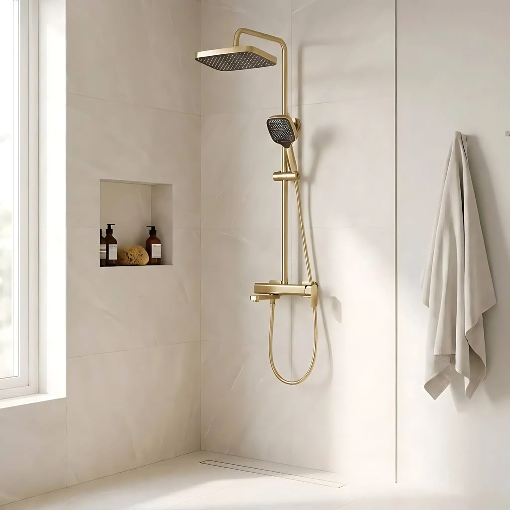 Sprchový set Rea Arlo Brush Gold  10