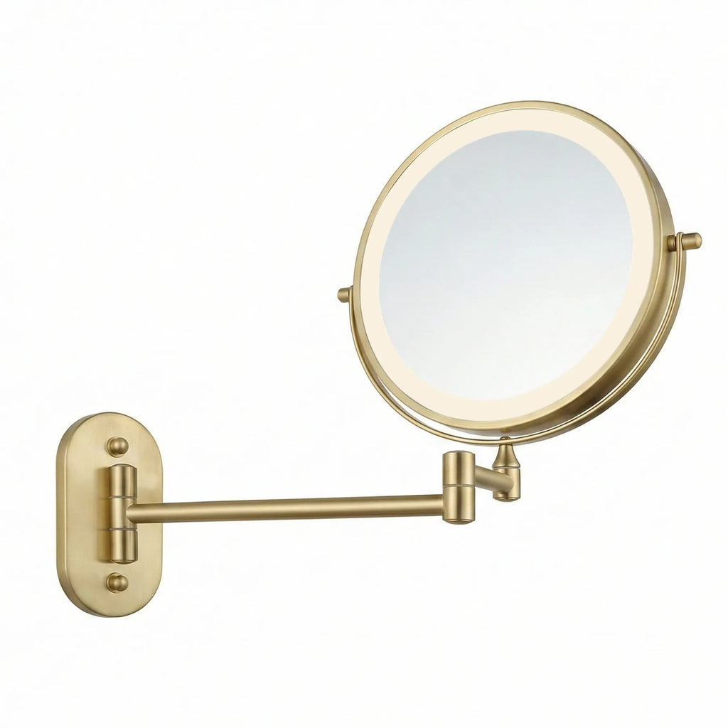 Zrkadlo LED Glow Brush Gold  10