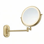 Zrkadlo LED Glow Brush Gold  10