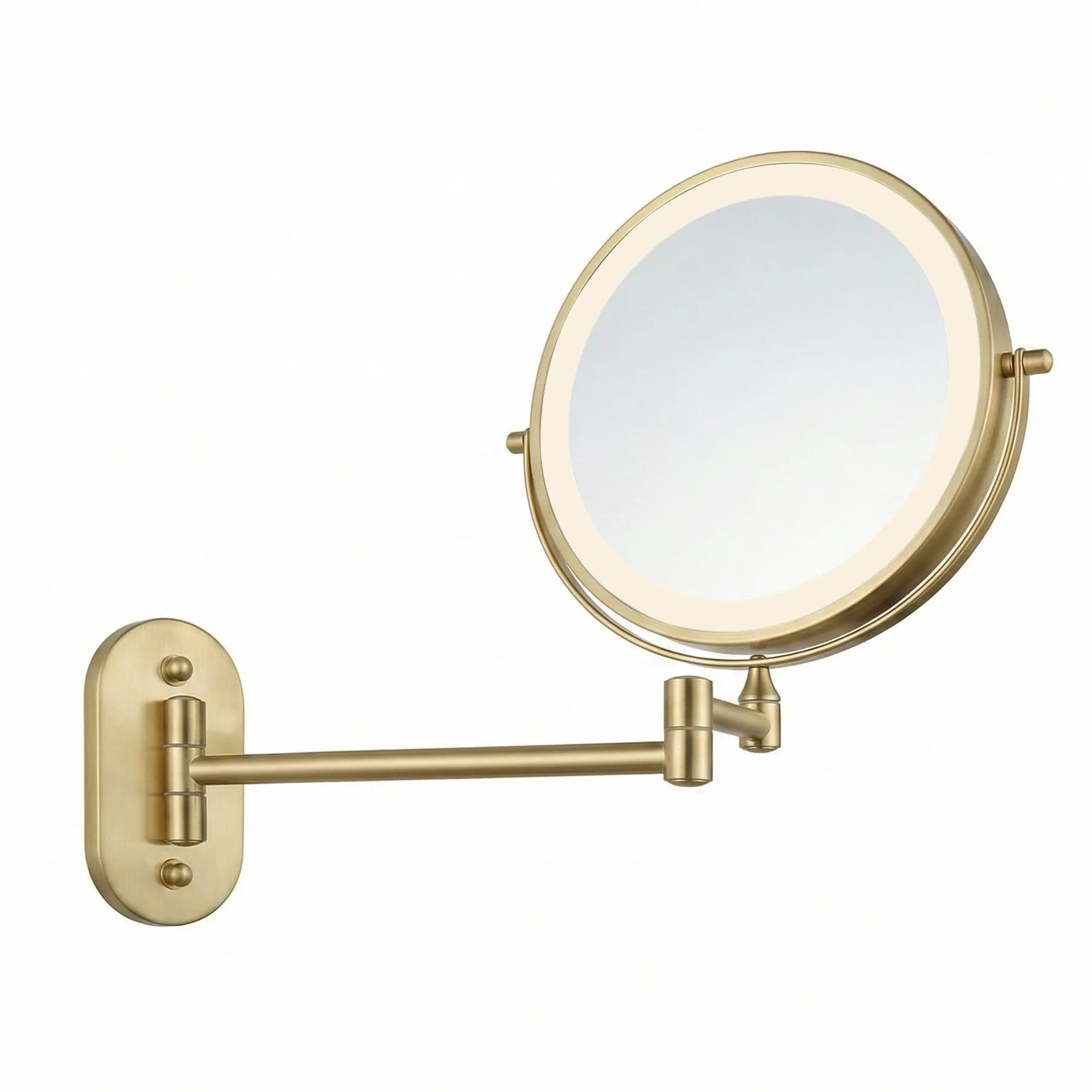 Zrkadlo LED Glow Brush Gold  10