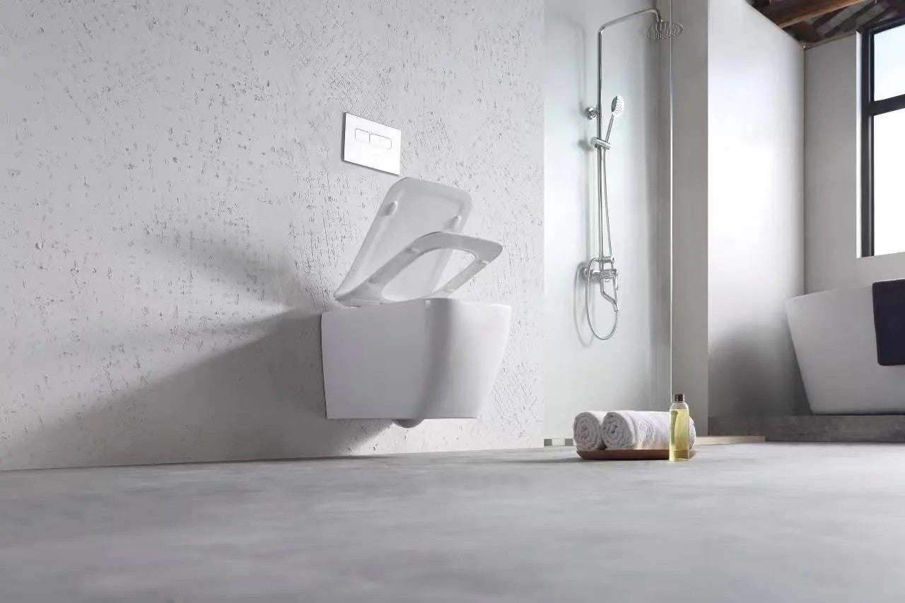 Závesná WC misa REA MARTIN SLIM RIMLESS DUROPLAST  10