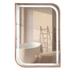 Zrkadlo LED ZONE 70x50  BRUSH  ROSE GOLD  10