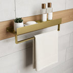 Kúpeľňová polica SF01 45cm gold brush  10
