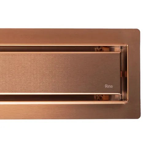 Odtokový žľab REA Neox pro Brushed Copper 100  10