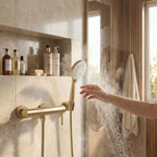 Sprchová batéria REA Rivo Brush Gold  10