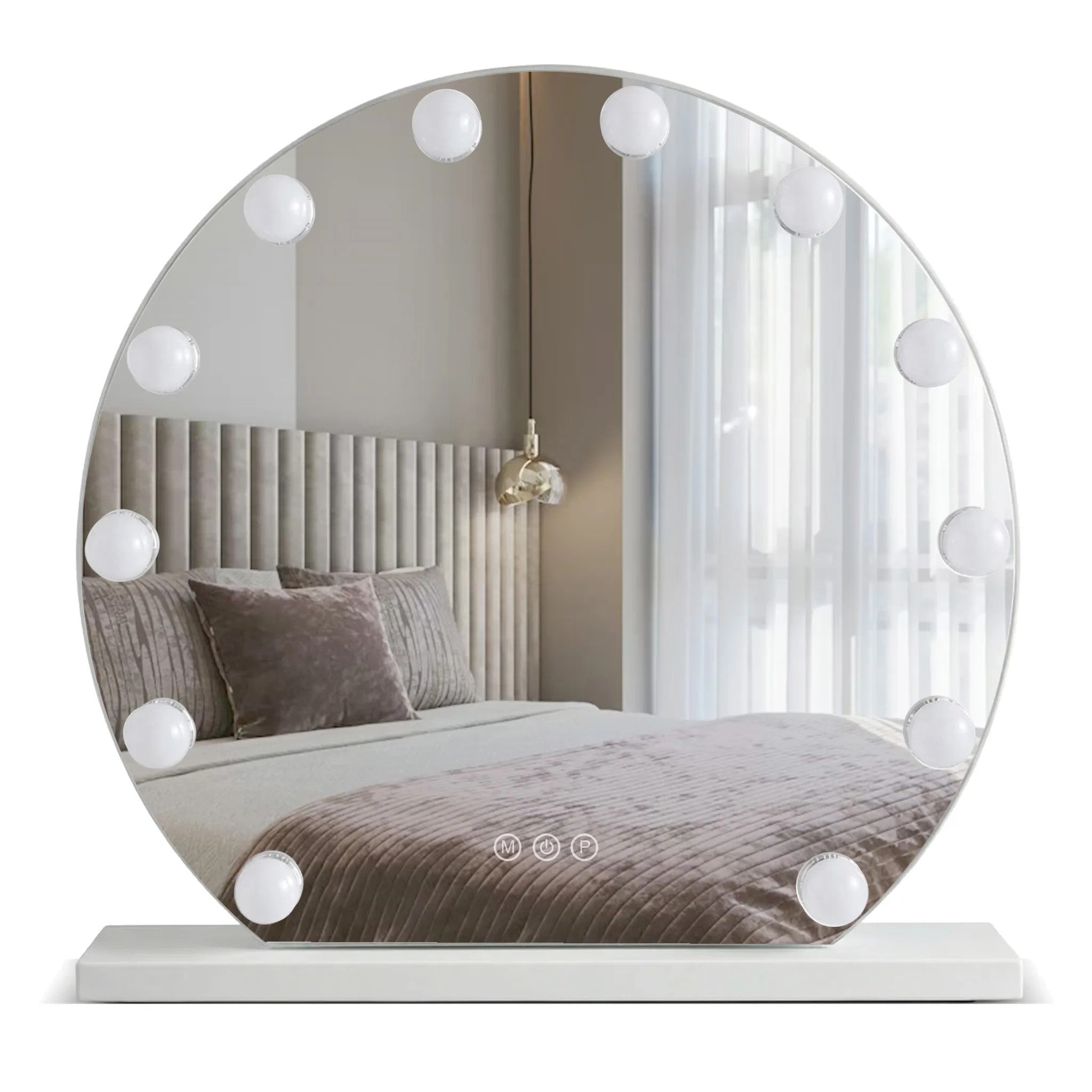 Zrkadlo LED HOLLYWOOD White 50 cm  10