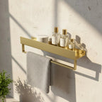 Kúpeľňová polica SF01 60cm gold brush  10