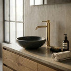 Kúpeľňová batéria Rea Lungo Stripe Brush Gold  10