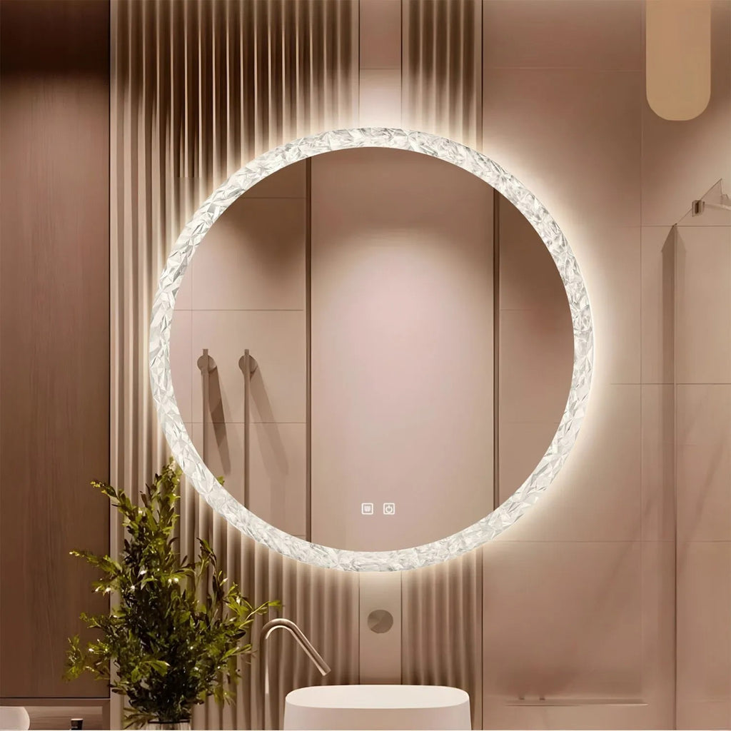 Zrkadlo LED 80cm 108  10