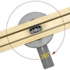 Odtokový žľab Rea Neo Slim Mirror Pro 60 - zlatý  10
