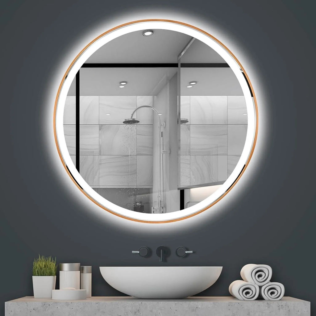 Zrkadlo LED 100cm MMJ BRUSH COPPER  10