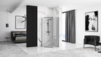 Sprchovací kút AXIN 90x90 - chróm S detským bazénom Diamond 10