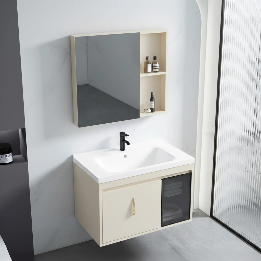 Súprava kúpeľňového nábytku s umývadlom Paris 60cm Beige  10