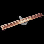 Odtokový žľab REA Neox Slim pro Brushed Copper 100  10
