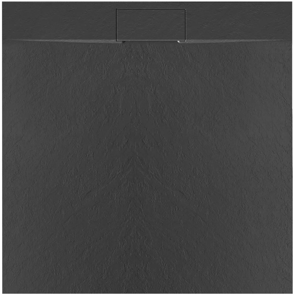 Sprchová vanička REA Bazalt 90x90 - čierna  10