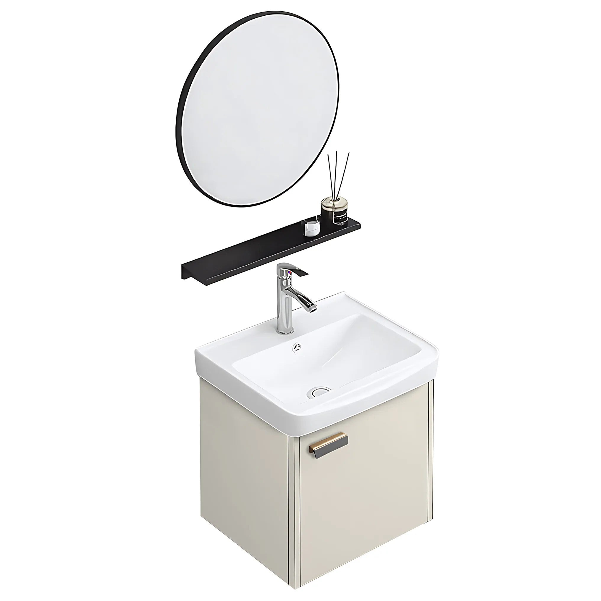 Súprava kúpeľňového nábytku s umývadlom Molly 40cm Beige  10