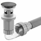 Umyvadlový sifon s univerzální výpustí click-clack REA Flow Titan  10