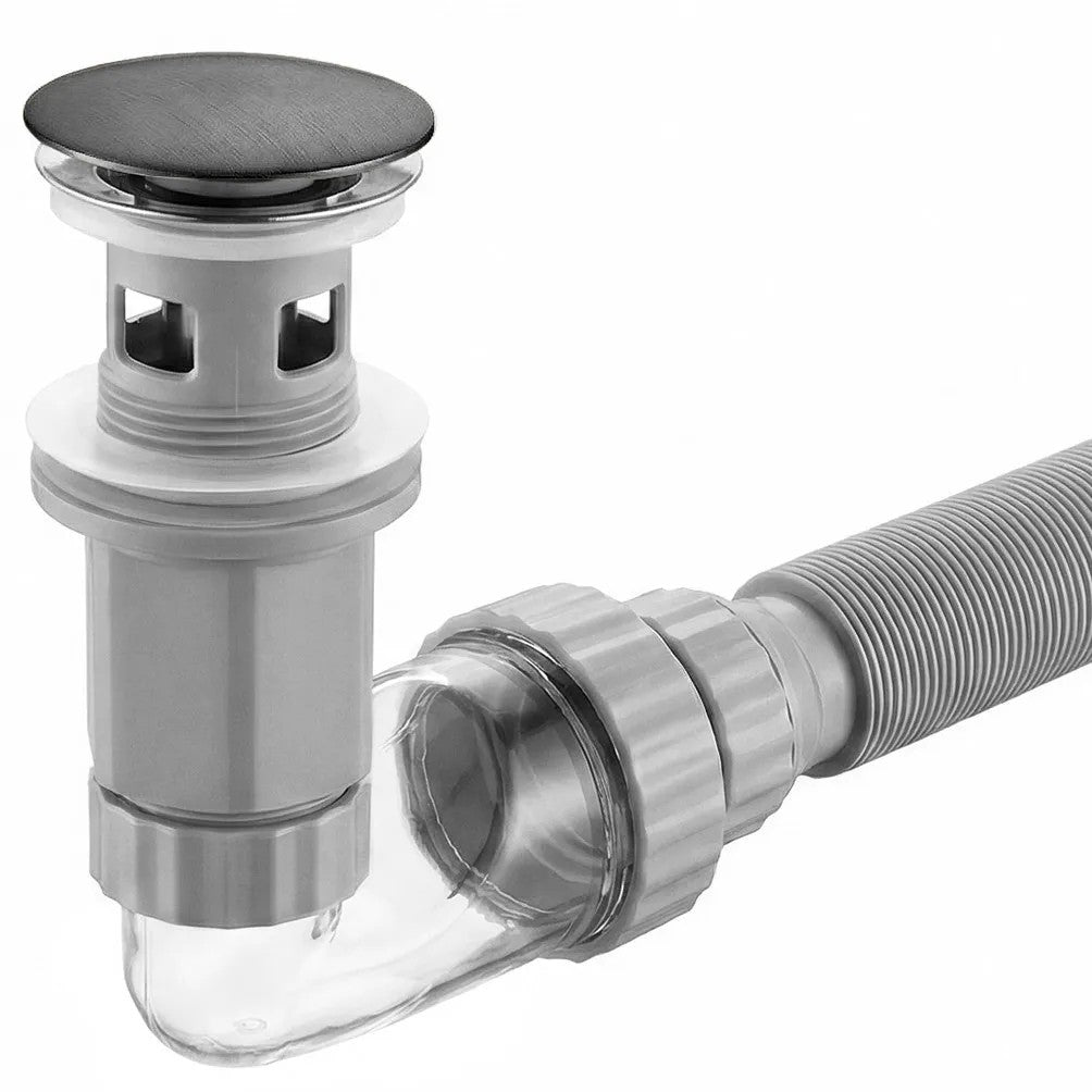 Umyvadlový sifon s univerzální výpustí click-clack REA Flow Titan  10