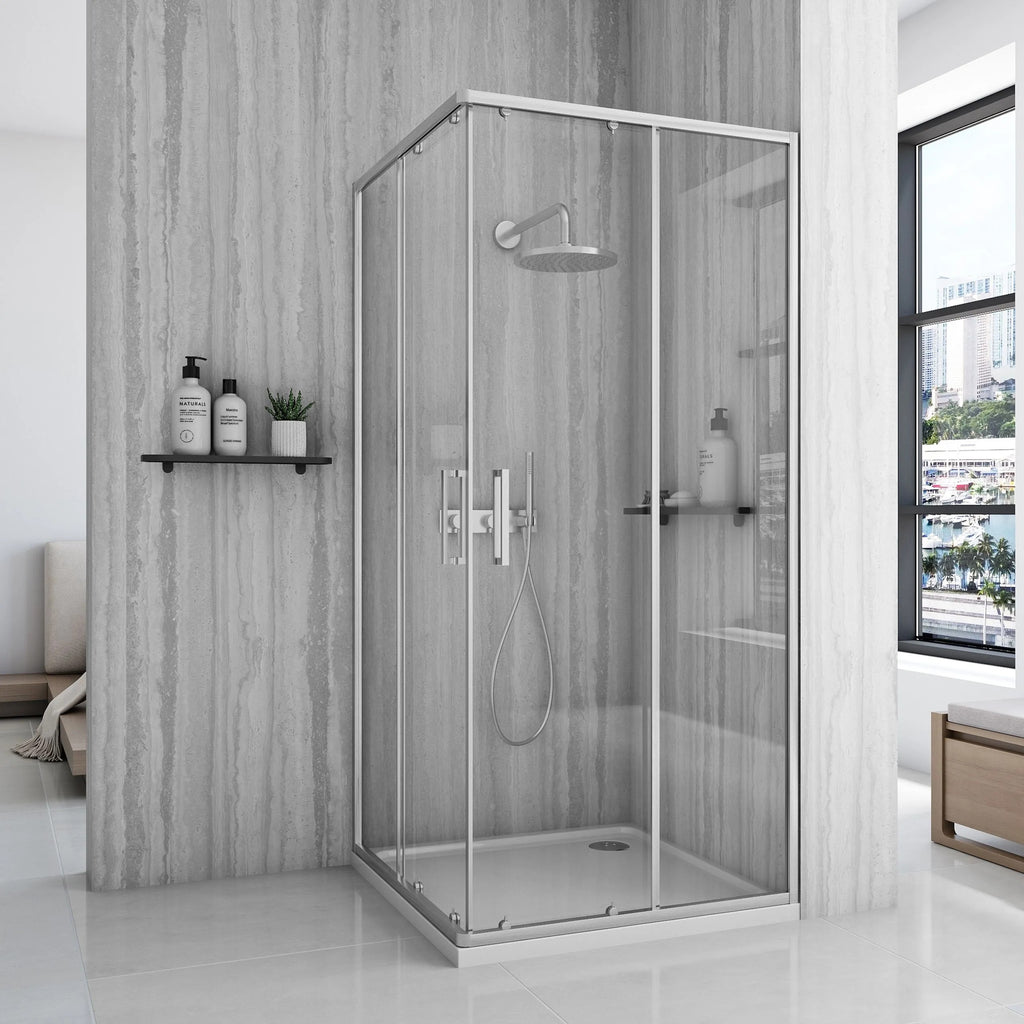 Sprchovací kút REA City 90x90 Nickel Brush S detským bazénom Savoy 11