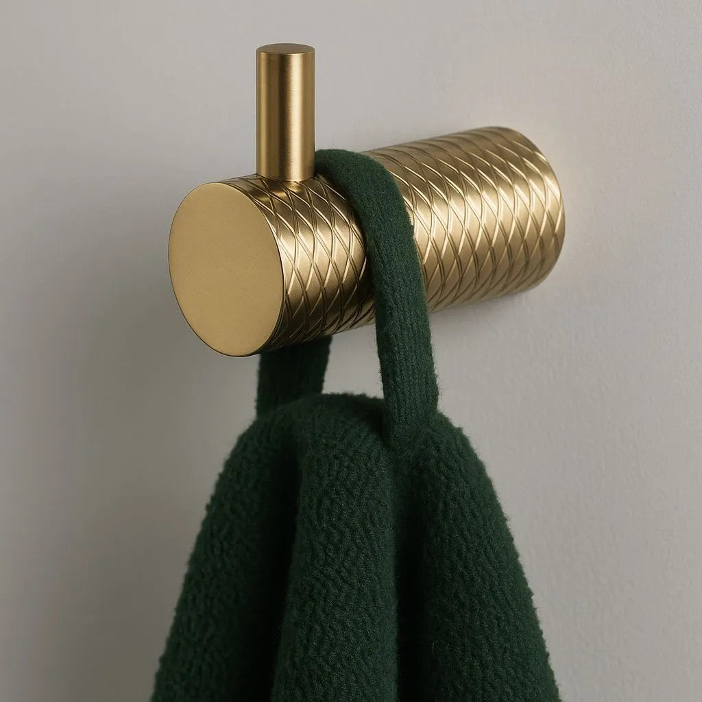 Kúpeľňový vešiak 9706 Prism Brush Gold  11