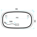 Zrkadlo LED 100x60cm TOP-4  11