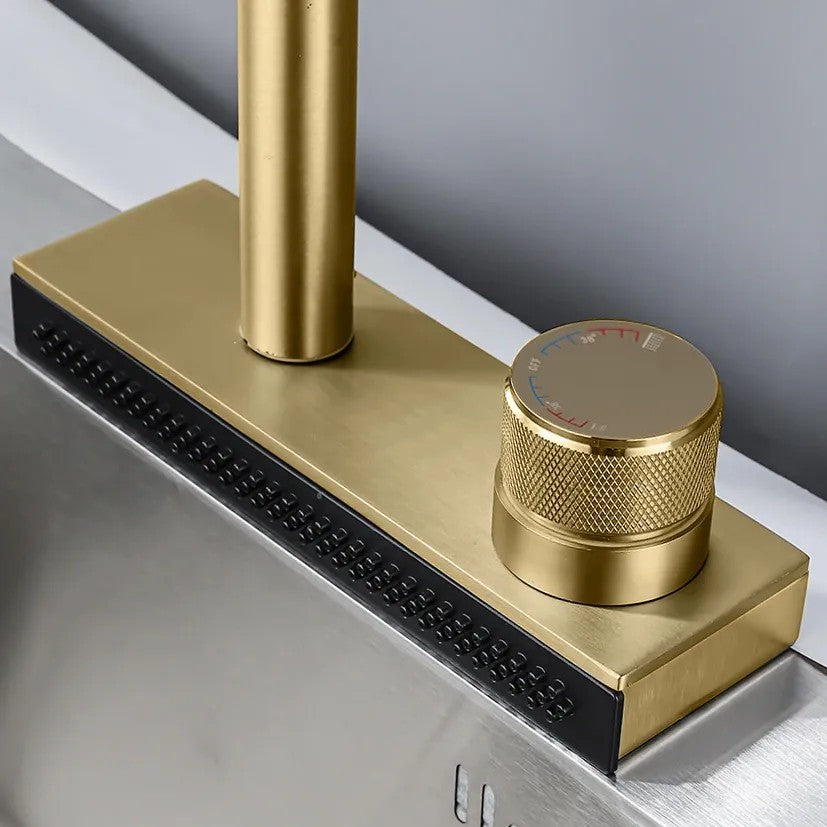 Kuchynská batéria REA CONOR BRUSH GOLD  11