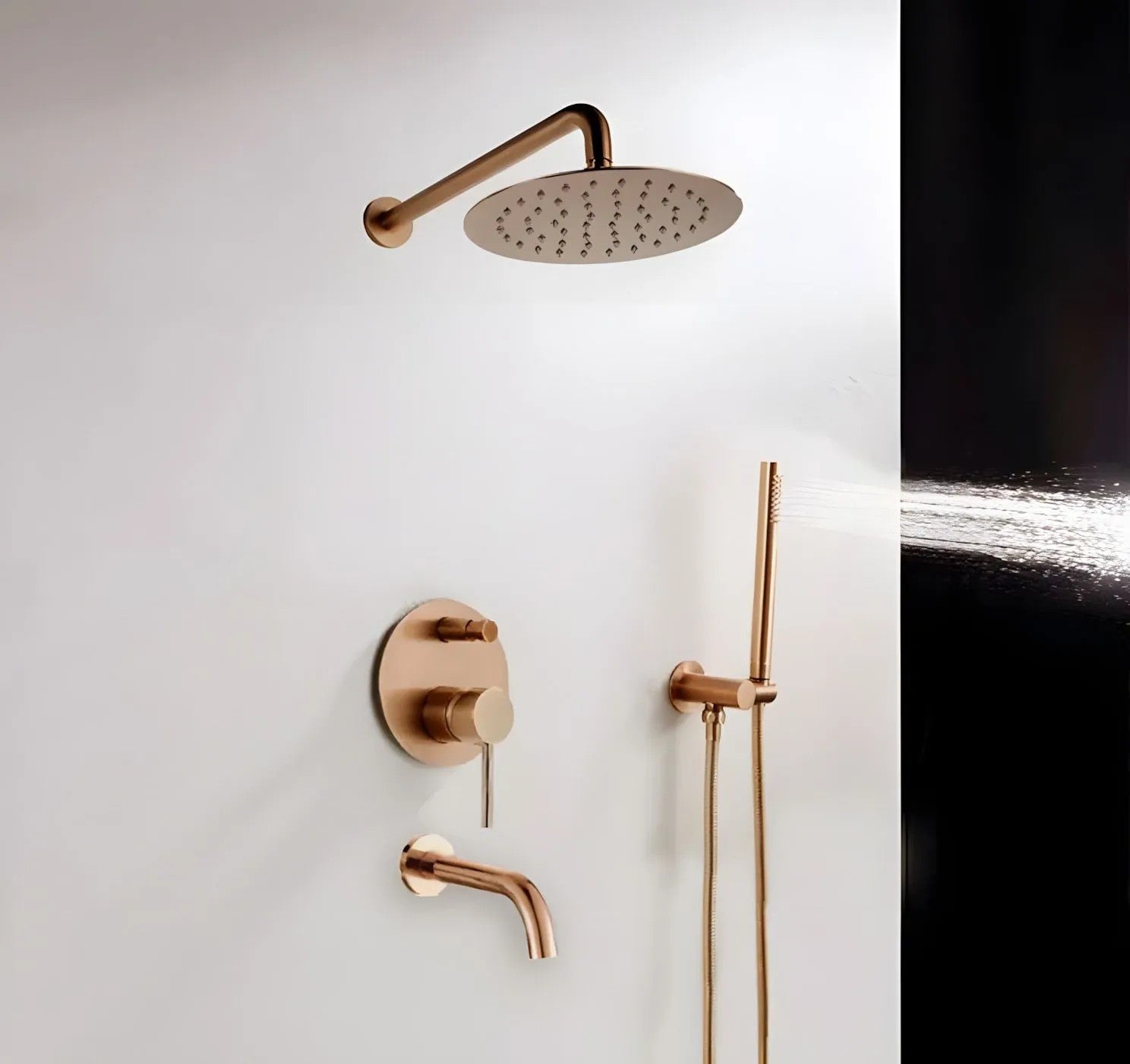 Podomietková kúpeľňová sada REA LUNGO Copper + BOX  11