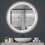 Zrkadlo LED 80cm MMJ BRUSH COPPER  11