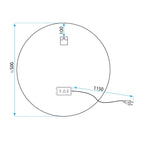 Zrkadlo LED SOFT 50  11