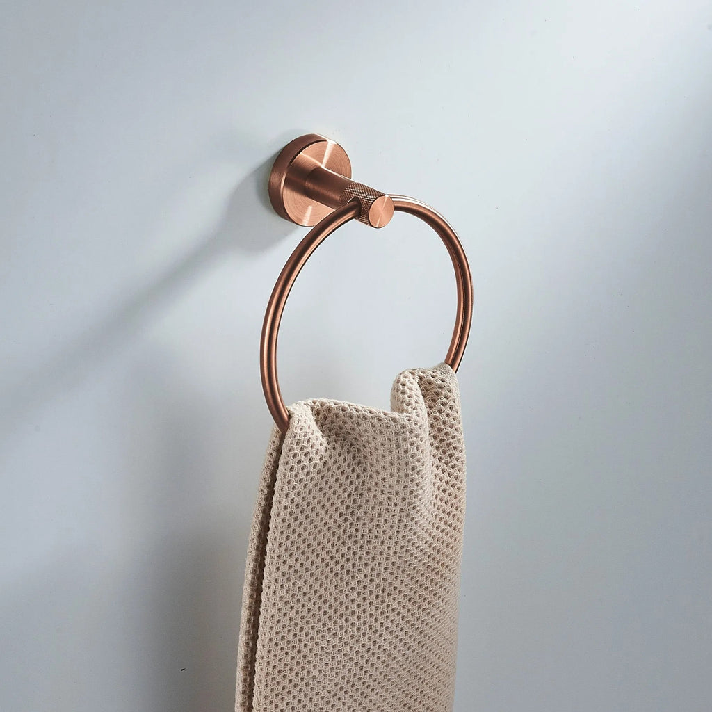 Kúpeľňový vešiak Ring 6610 Modern Brush Copper  12
