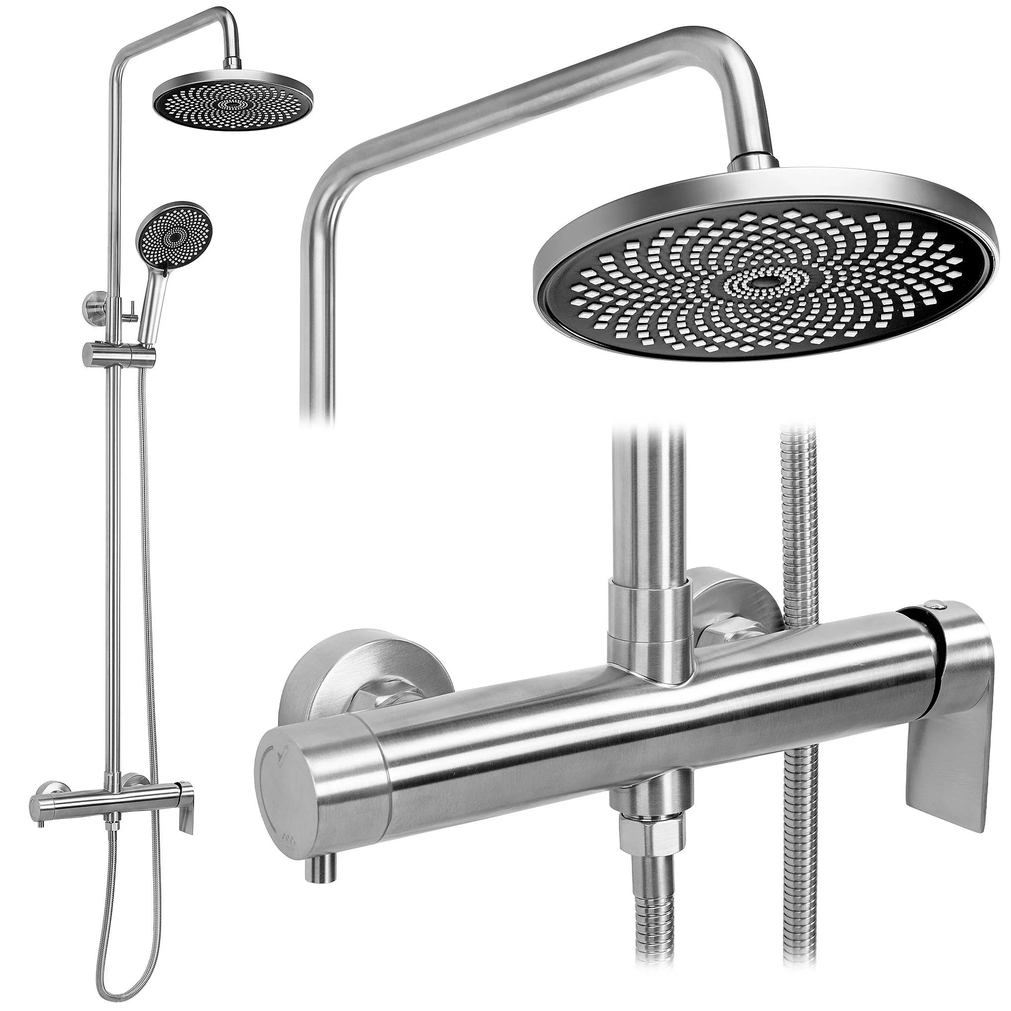 Sprchový set Rea Hunter Brush Nickel  12