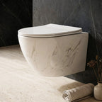 WC misa bez splachovacieho okruhu Rea Carlos Nature Marble  12