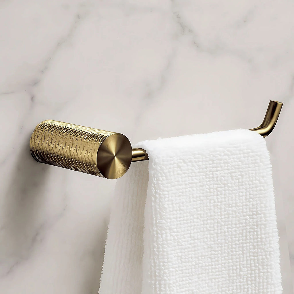 Kúpeľňový vešiak 9711A Prism Brush Gold  12