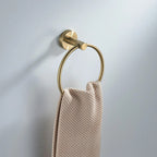 Kúpeľňový vešiak Ring 6610 Modern Brush Gold  12