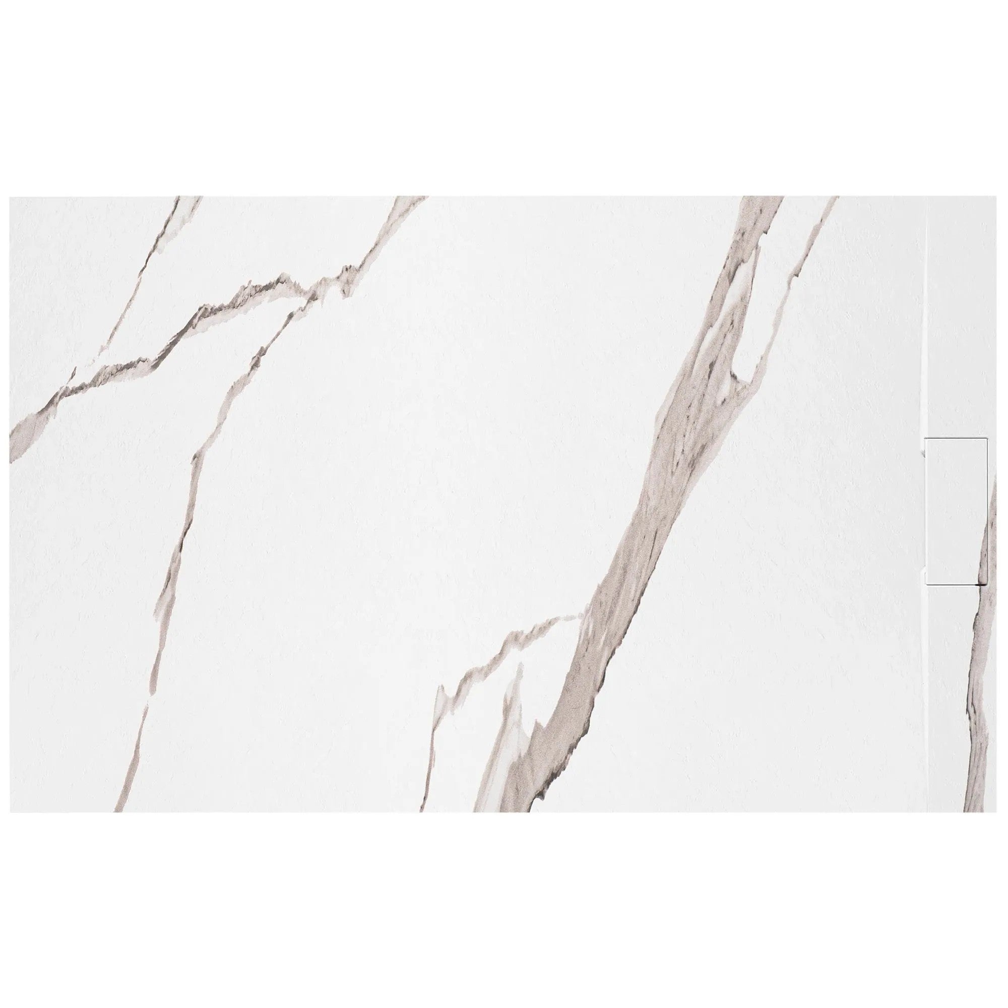 Sprchová vanička Bazalt CARRARA WHITE 80x100  14