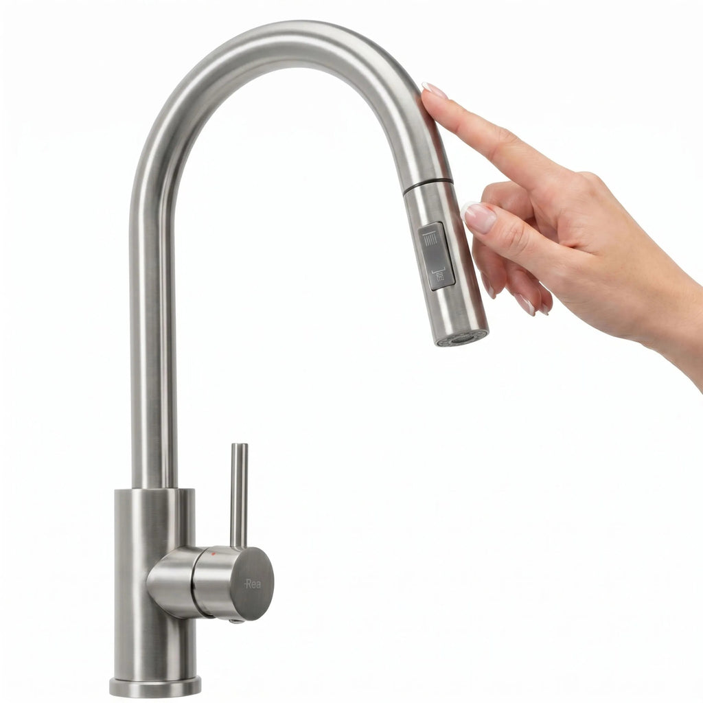 Kuchynská batéria Rea Fresh Touch Brush Nickel  15