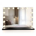 Zrkadlo LED HOLLYWOOD Black  1