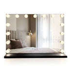 Zrkadlo LED HOLLYWOOD Black  1