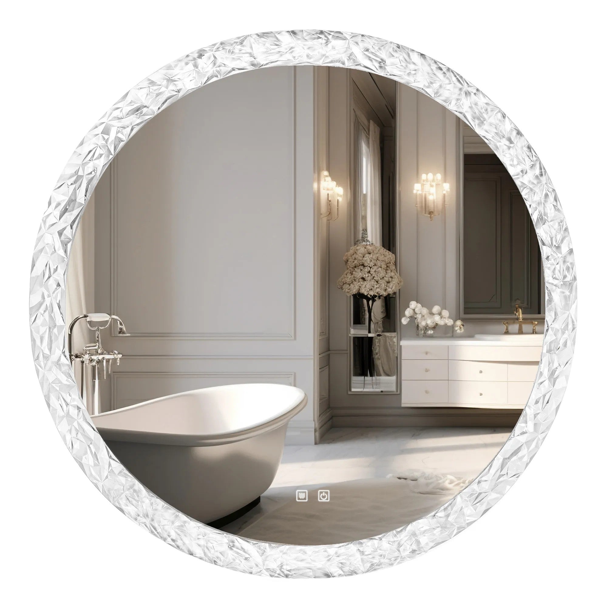 Zrkadlo LED 80cm 108  1