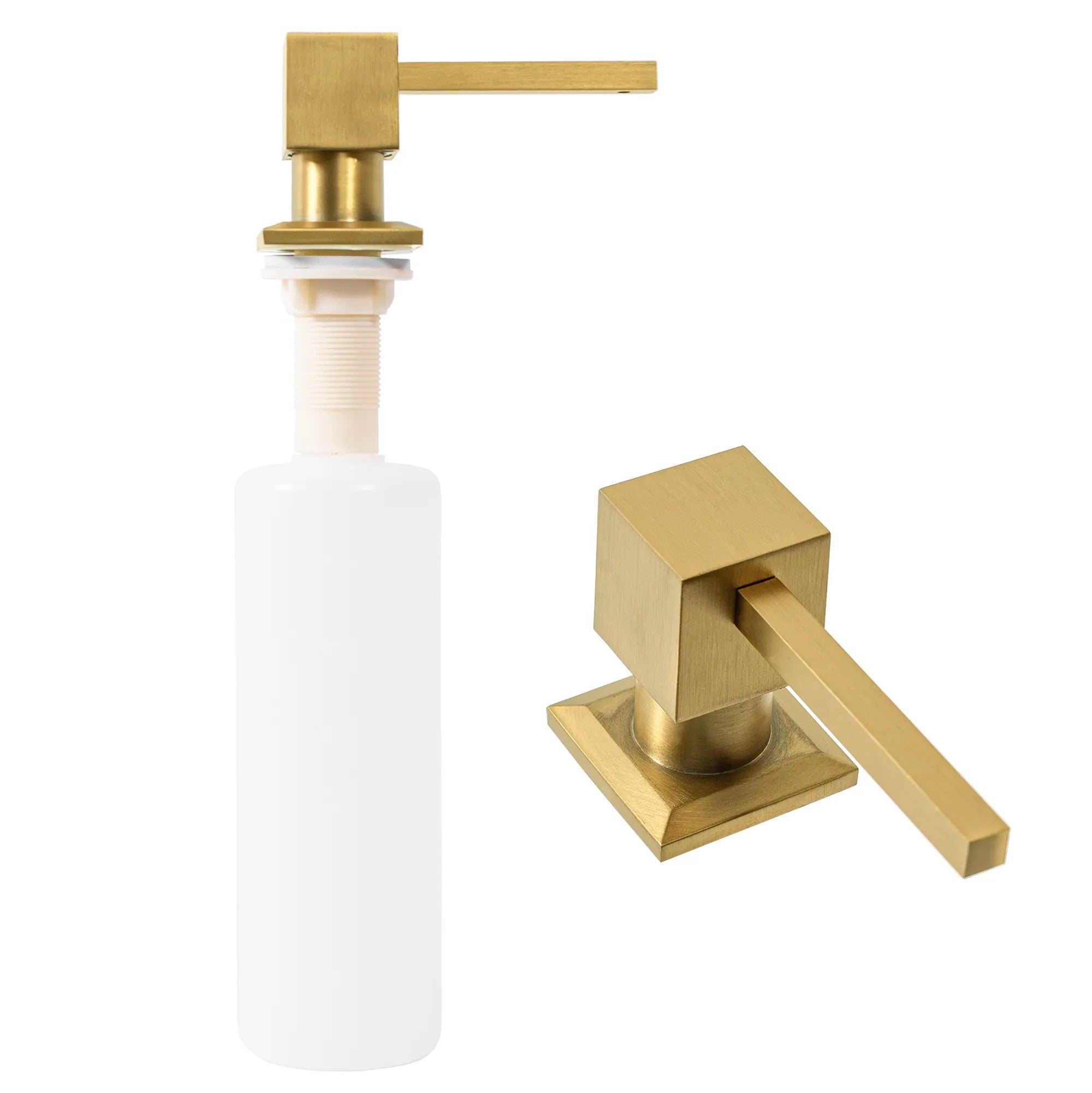 Zásobník na mydlo gold brush square  1