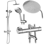 Sprchová sada s termostatom REA LUNGO Diamond - chrome  1