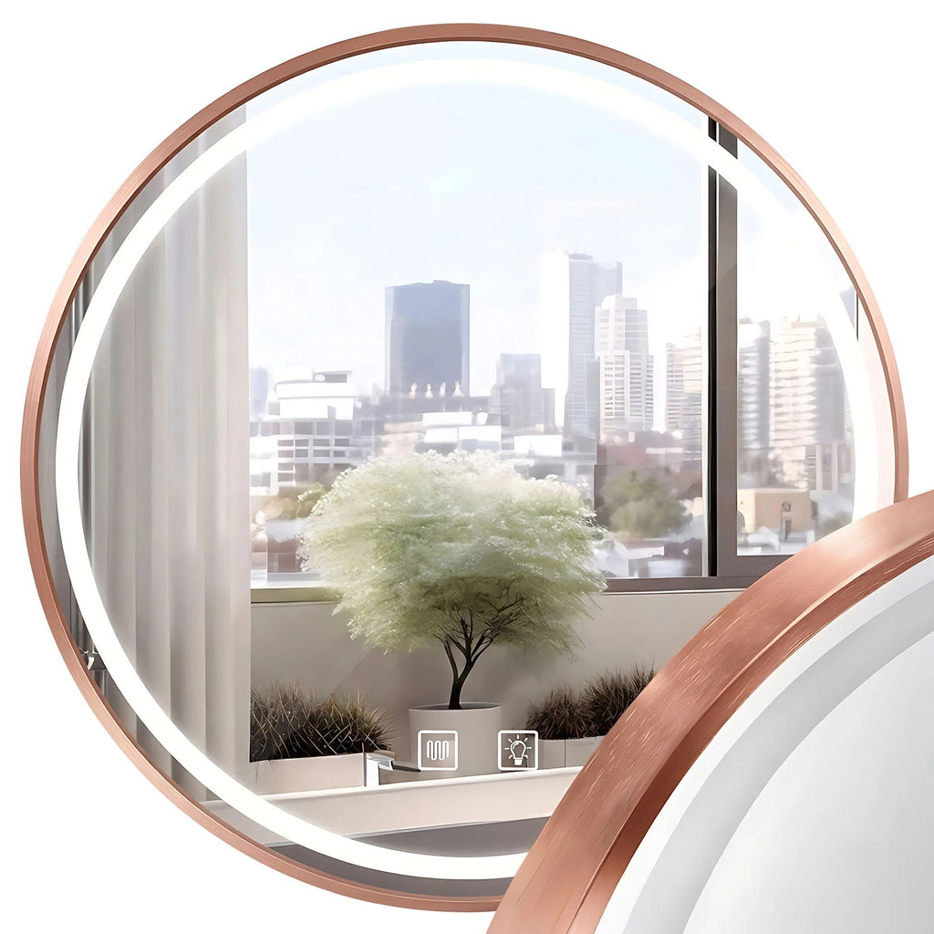 Zrkadlo LED 60cm MMJ BRUSH COPPER  1