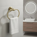 Kúpeľňový vešiak RING 16101 Aristo Brushed Gold  1