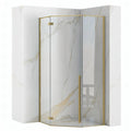 Sprchovací kút REA DIAMOND 90x90 BRUSH GOLD S detským bazénom Diamond 1
