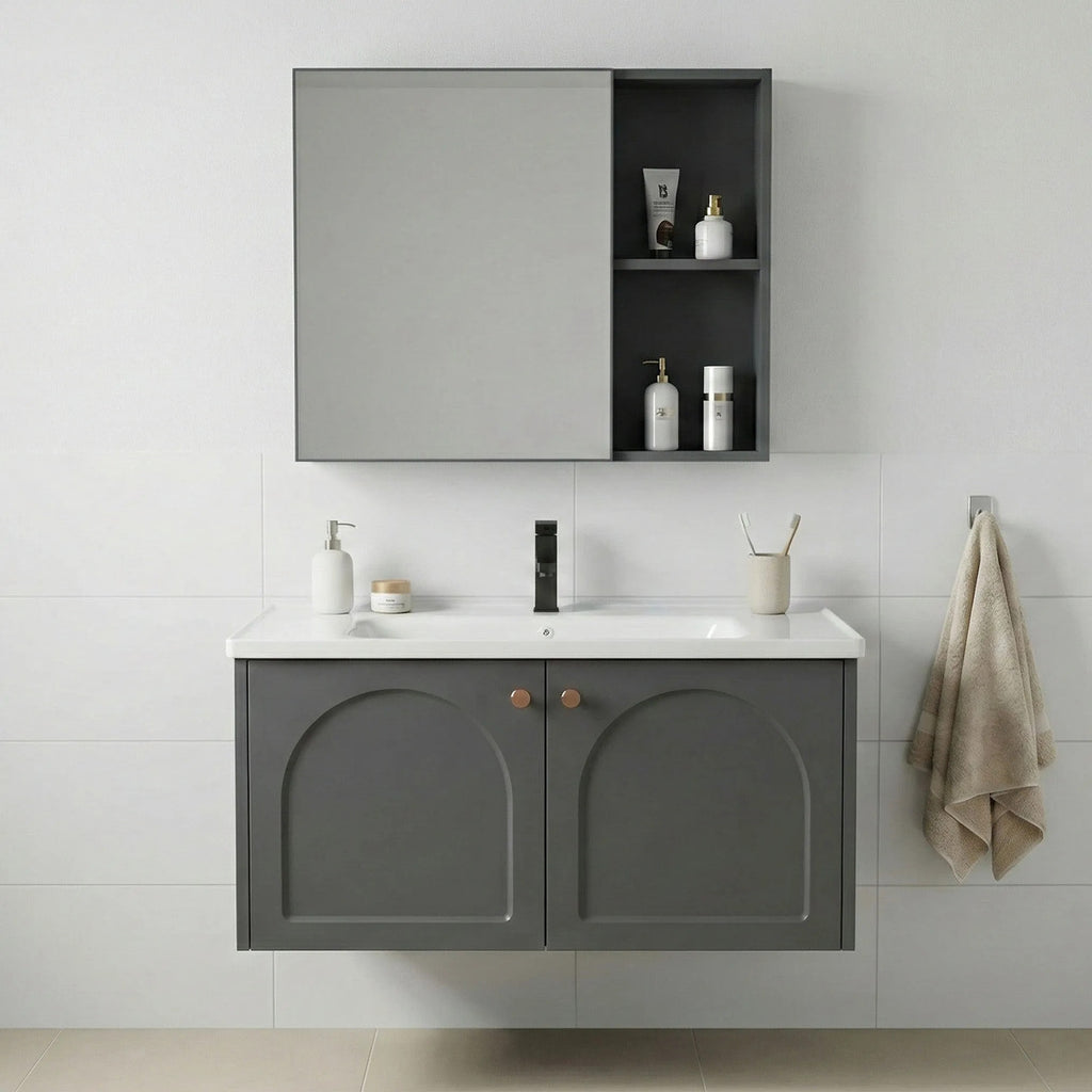 Súprava kúpeľňového nábytku s umývadlom Denver 80cm Grey  1
