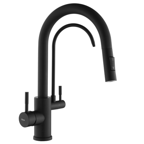 Kuchynská batéria Rea Eco Fresh black mat  1